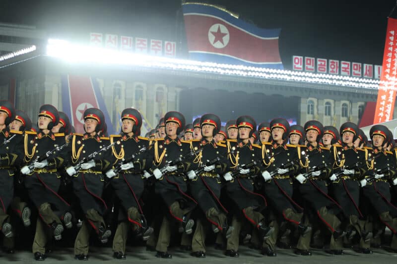 75º aniversario del Día de la Fundación de las Fuerzas Armadas en Corea del Norte