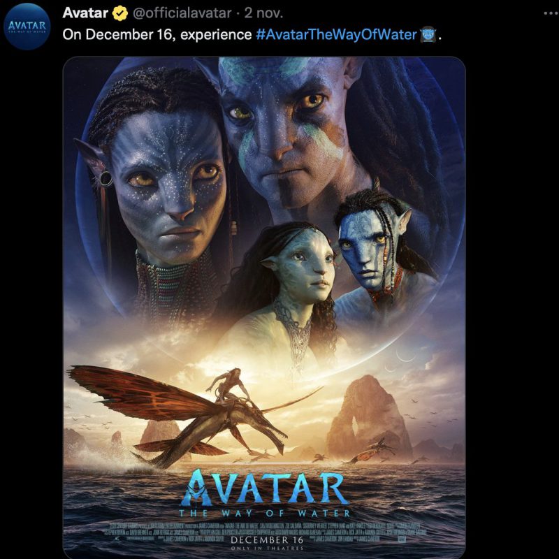 Avatar: The Way Of Water, 16 de diciembre