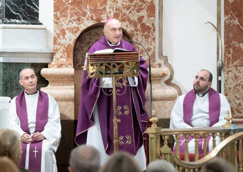 Benavent preside en la Basílica su primera misa como arzobispo de Valencia