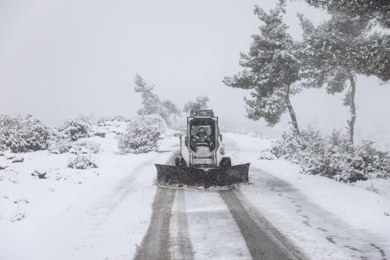 Clima invernal extremo en el norte de Siria