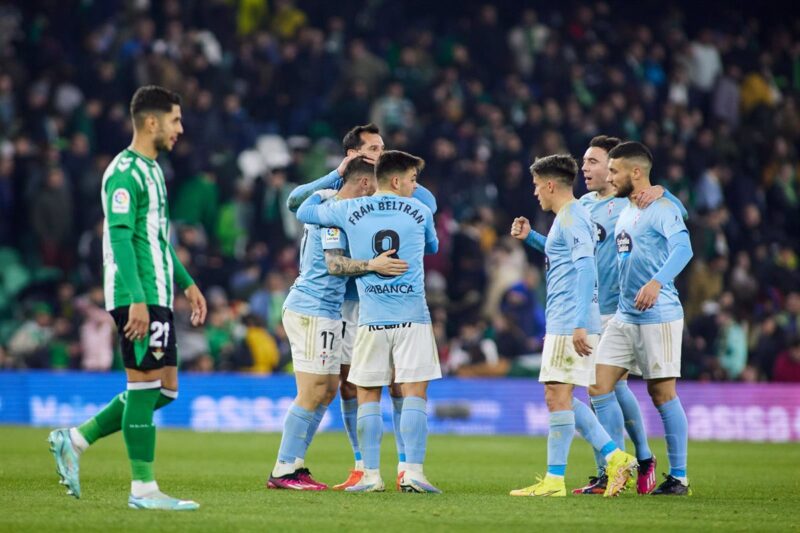 El Celta vive su mejor noche a costa del Betis