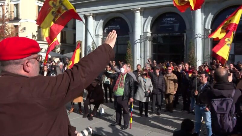 El Gobierno inicia un expediente sancionador a Falange por los actos del 20N