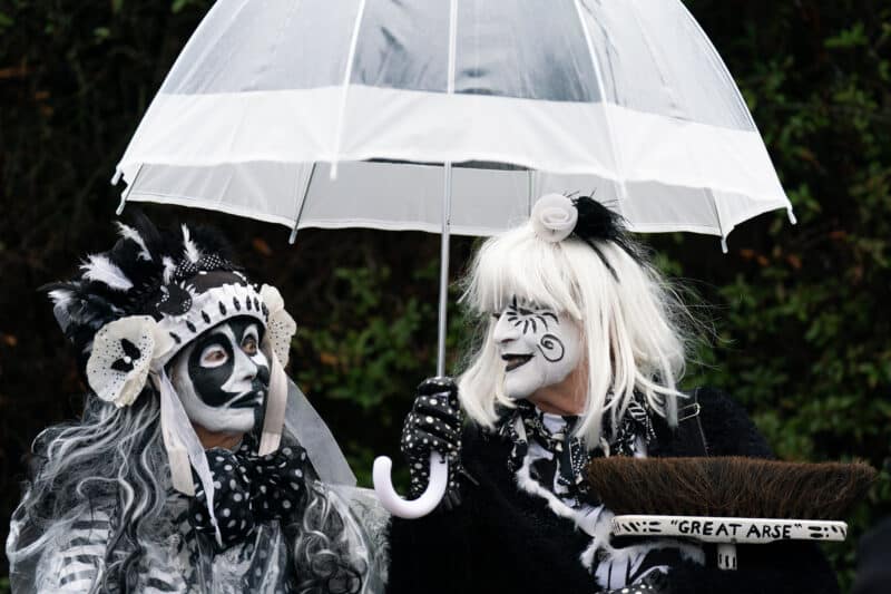 Festival del oso de paja de Whittlesea en Inglaterra