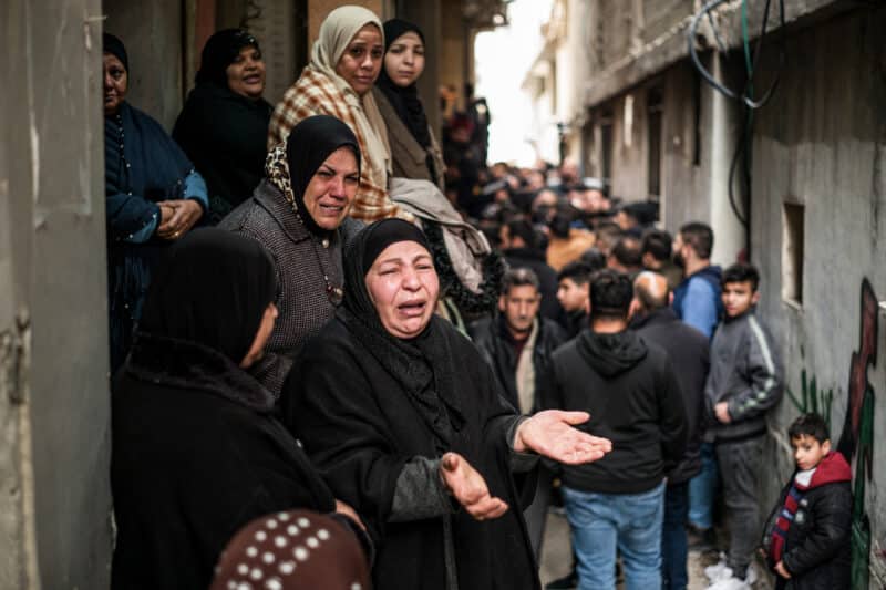 Funeral de hombre palestino en Cisjordania