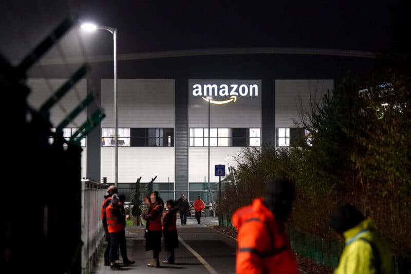 Huelga de trabajadores de Amazon en Reino Unido