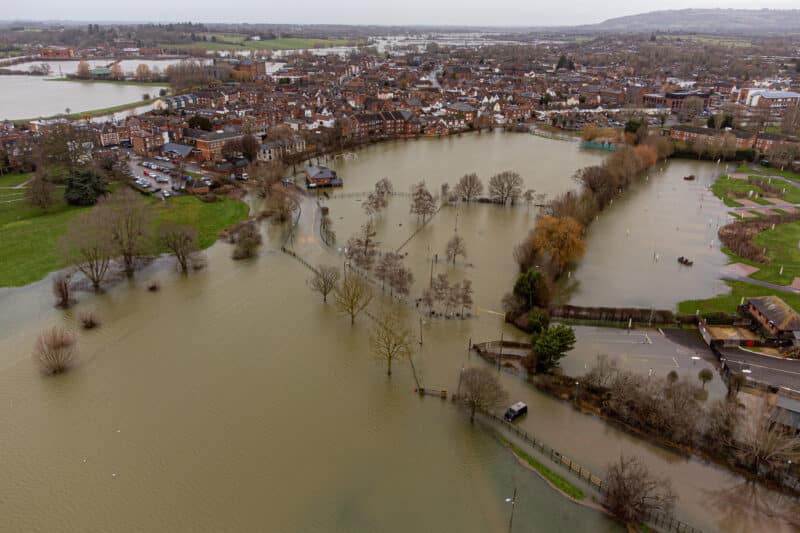 Inundaciones en Tewkesbury