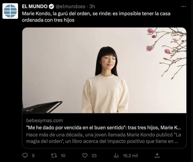 Marie Kondo, la gurú del orden, se rinde: es imposible tener la casa ordenada con tres hijos