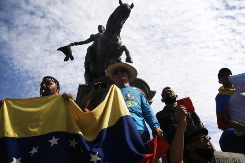 Protesta antigubernamental en Venezuela