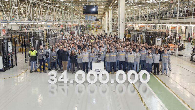 Renault supera los 34 millones de motores producidos en su planta de Valladolid desde 1966