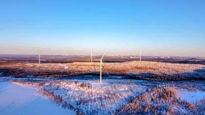 Siemens Gamesa suministrará 22 aerogeneradores para un parque eólico de 145 MW en Finlandia