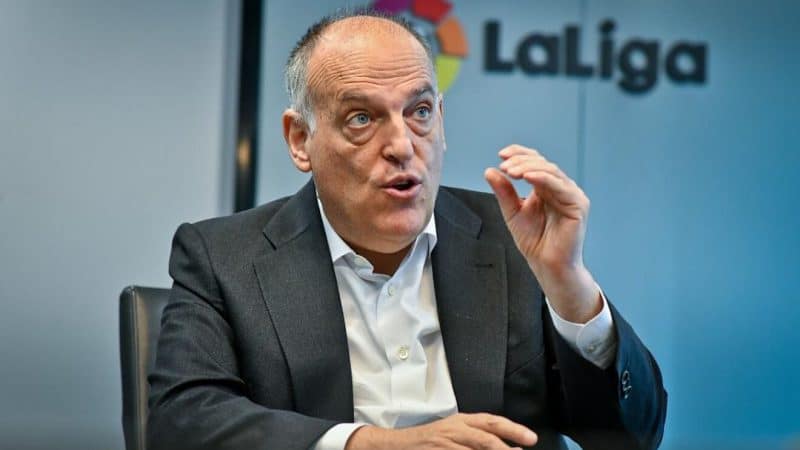 Tebas: "La Superliga es un golpe de estado al modelo del fútbol europeo"