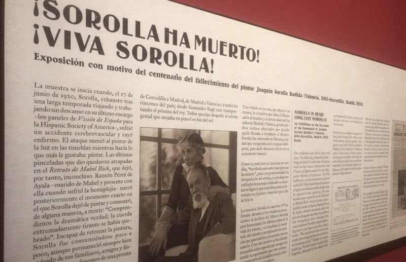 Una obra inacabada y una máscara mortuoria en una exposición para anunciar que 'Sorolla ha muerto'