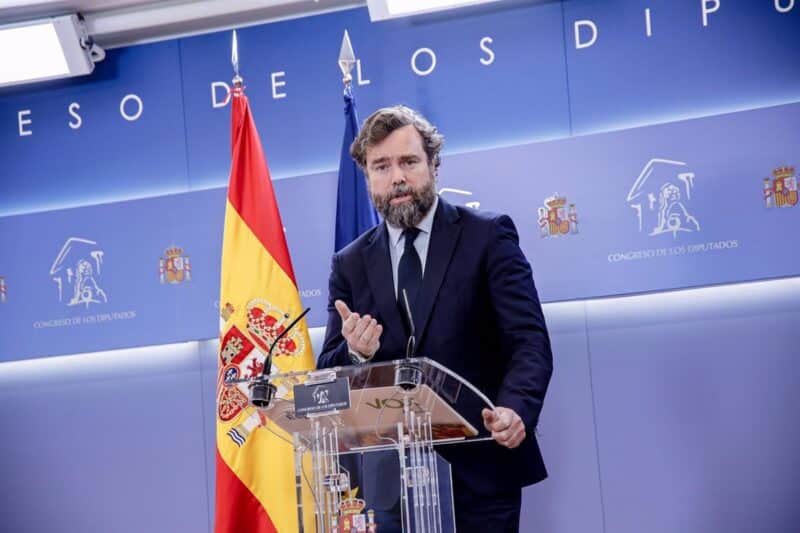 Vox advierte que no "blanqueará" al PSOE en la reforma de la Ley del 'solo sí es sí'