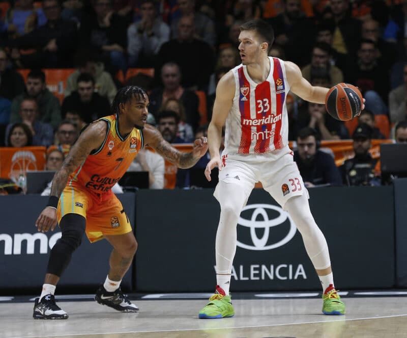 El Valencia Basket muere en la orilla ante Estrella Roja