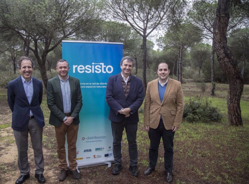 Endesa presenta en Doñana un proyecto pionero en Europa para reducir la afectación de la meteorología en la red