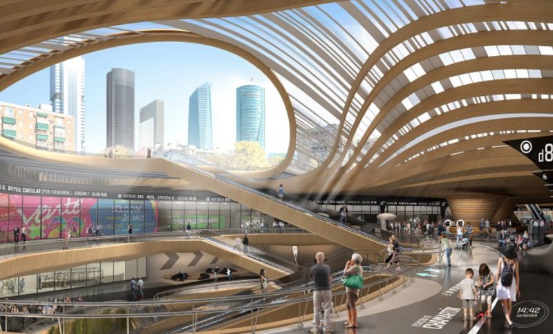 Futuro diseño de la estación de Chamartín