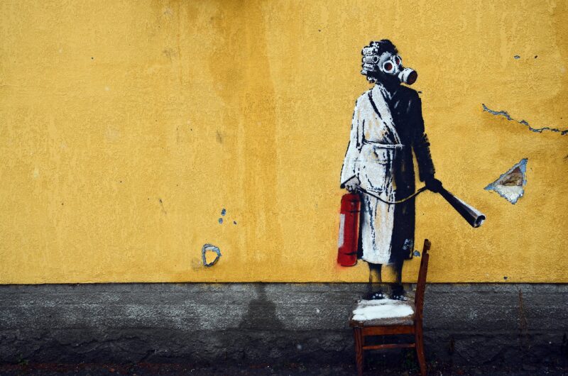 La Fiscalía de Ucrania informa de un robo frustrado a una obra de Banksy en Gostomel