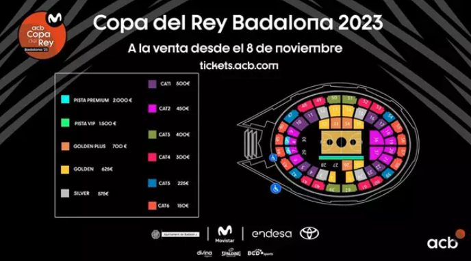 Los abonos para la Copa del Rey de Badalona salen este martes a la venta