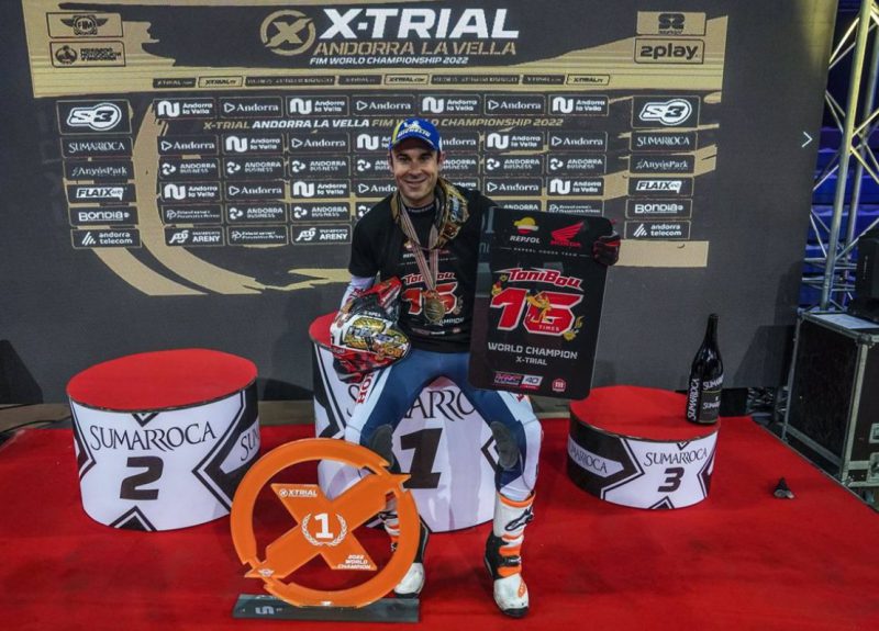 Toni Bou: "Hemos tenido un 2022 increíble, pero no ha sido nuestro mejor año"