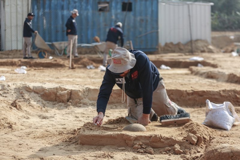 Tumbas romanas descubiertas en Gaza